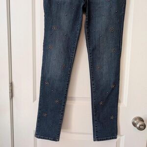 Embellished Blue Jeans